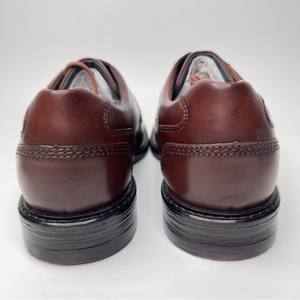 Josef Seibel Men’s Earl Cognac Arezzo Leather Oxford Lace Up Dress Shoe
